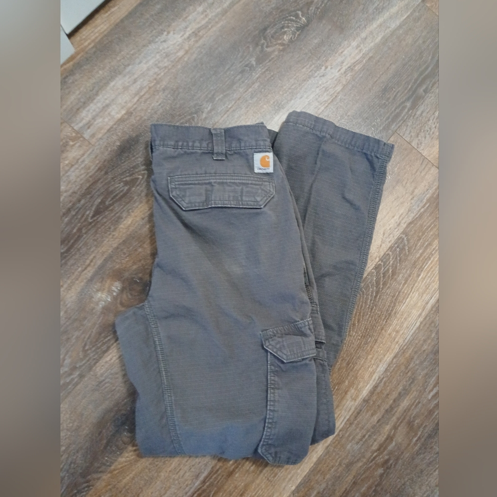 Carhartt Men's Charcoal Cargo Pants 34×34